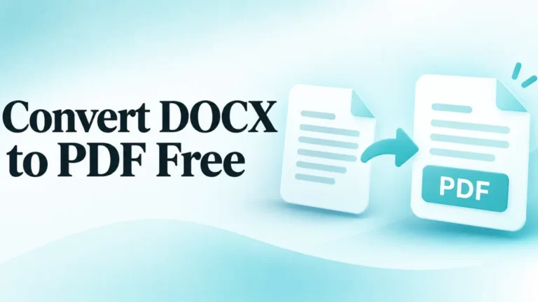 How to Convert DOCX to PDF for Free